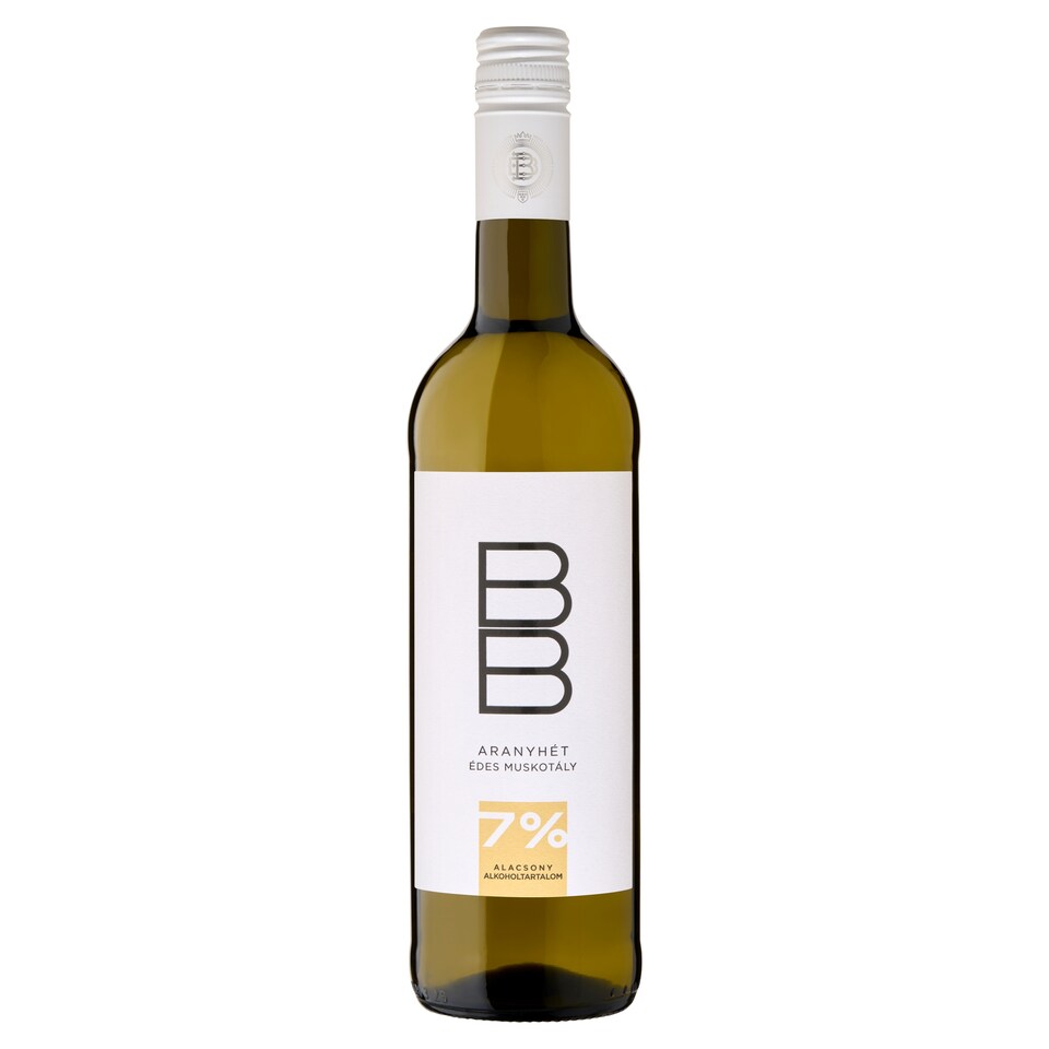 BB Aranyhét Balatonboglári Muskotály Sweet White Wine 7% 0,75 l
