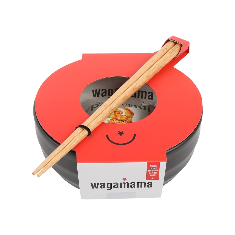 image 1 of Wagamama Noodle Bowl With Chopsticks & Pad Thai Sauce