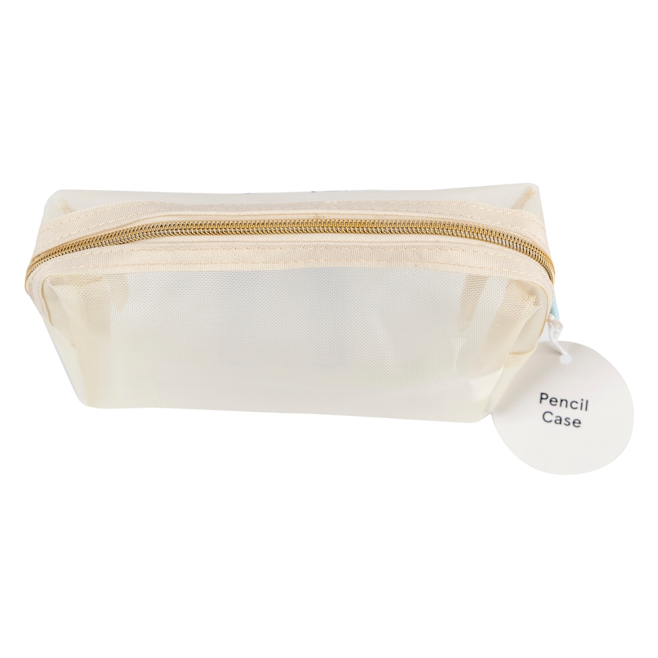 Gingham Bow Pencil Case