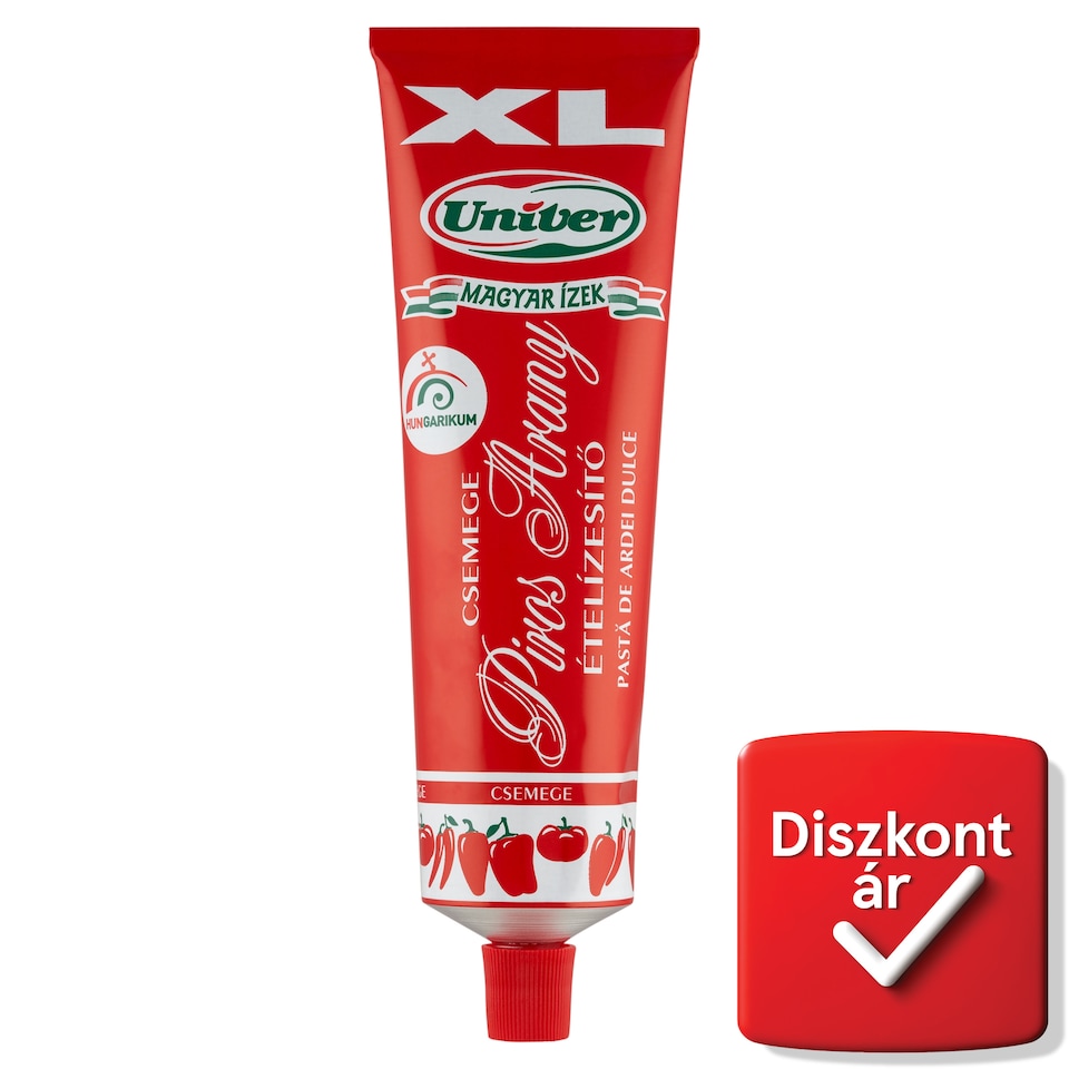 Univer Magyar Ízek Piros Arany csemege ételízesítő paprikakrém 240 g  1. kép
