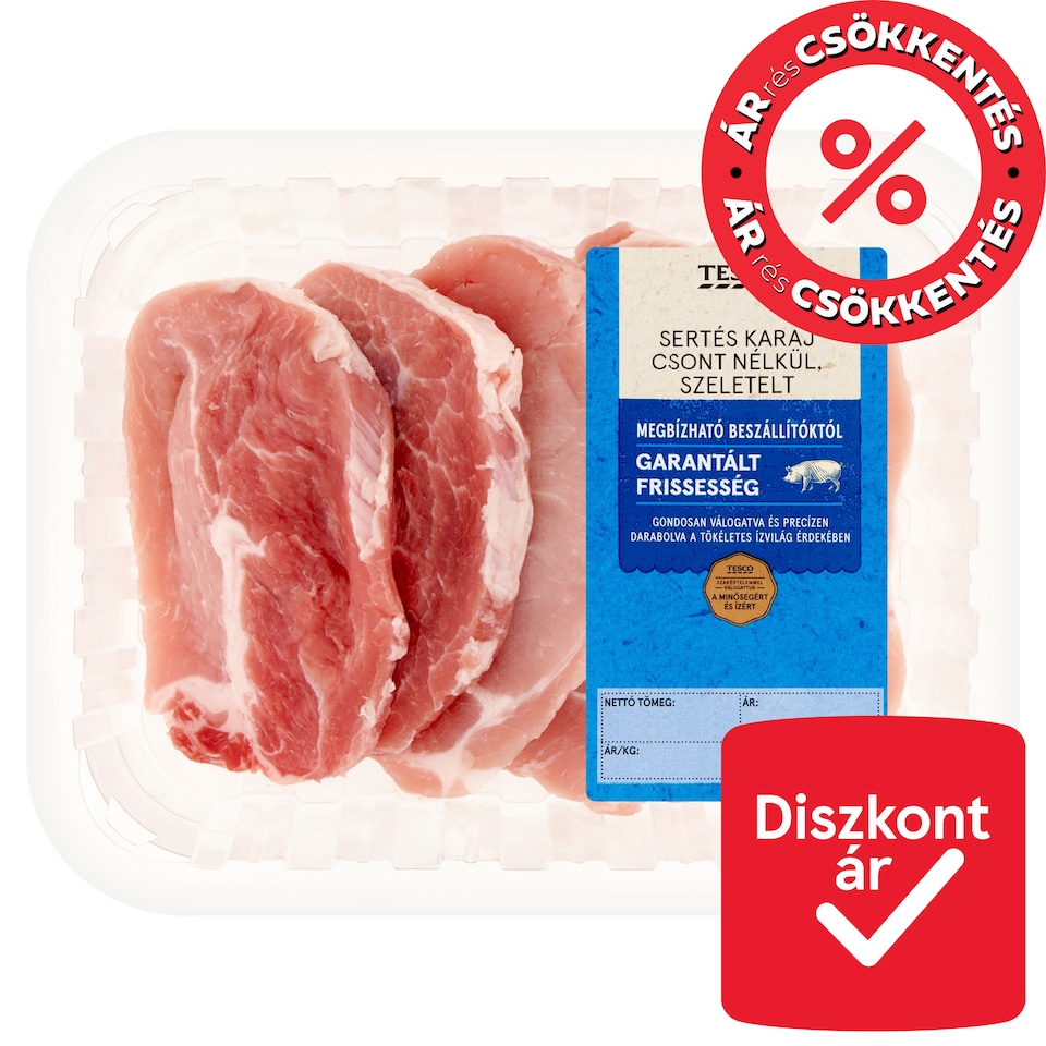 Tesco Sliced Boneless Pork Chop 400 g