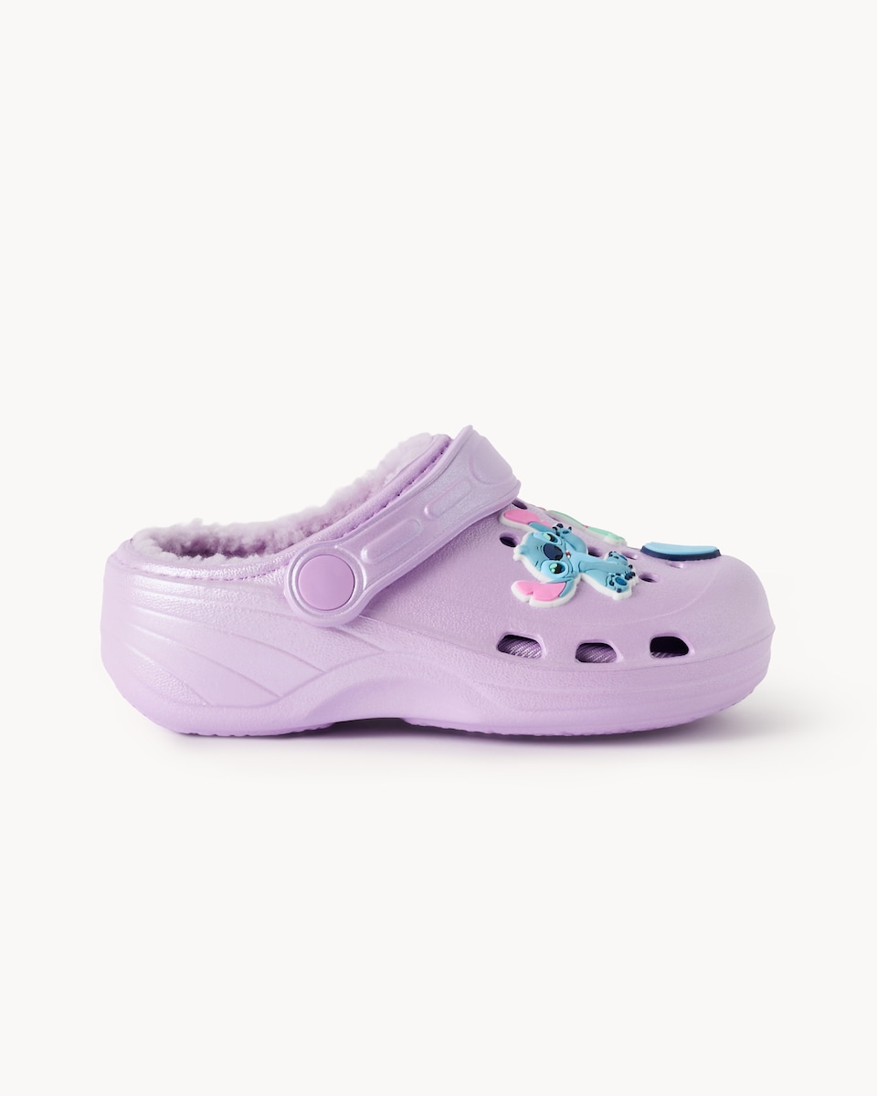 image 1 of Stitch Borg Lined Clogs in Lilac