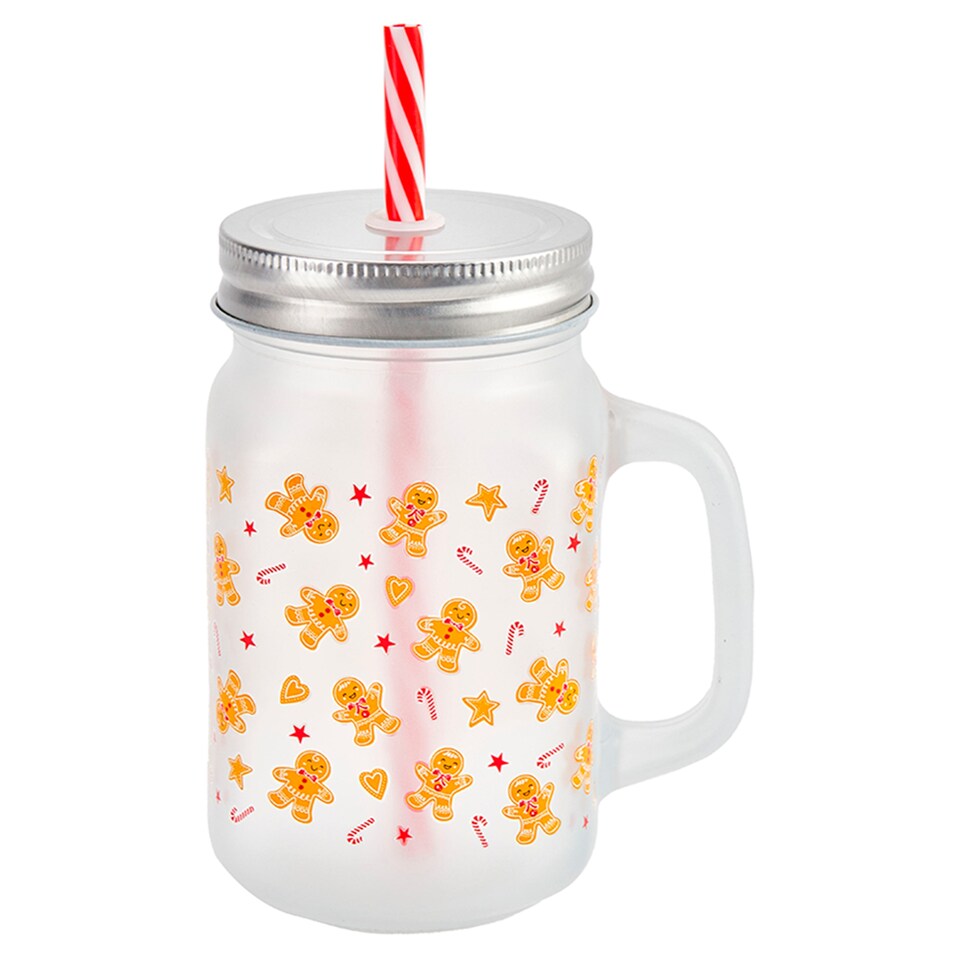 Tesco Gingerbread Drinking Jar