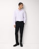 image 2 of F&F Pure Cotton Textured Slim Fit Shirt in Pink