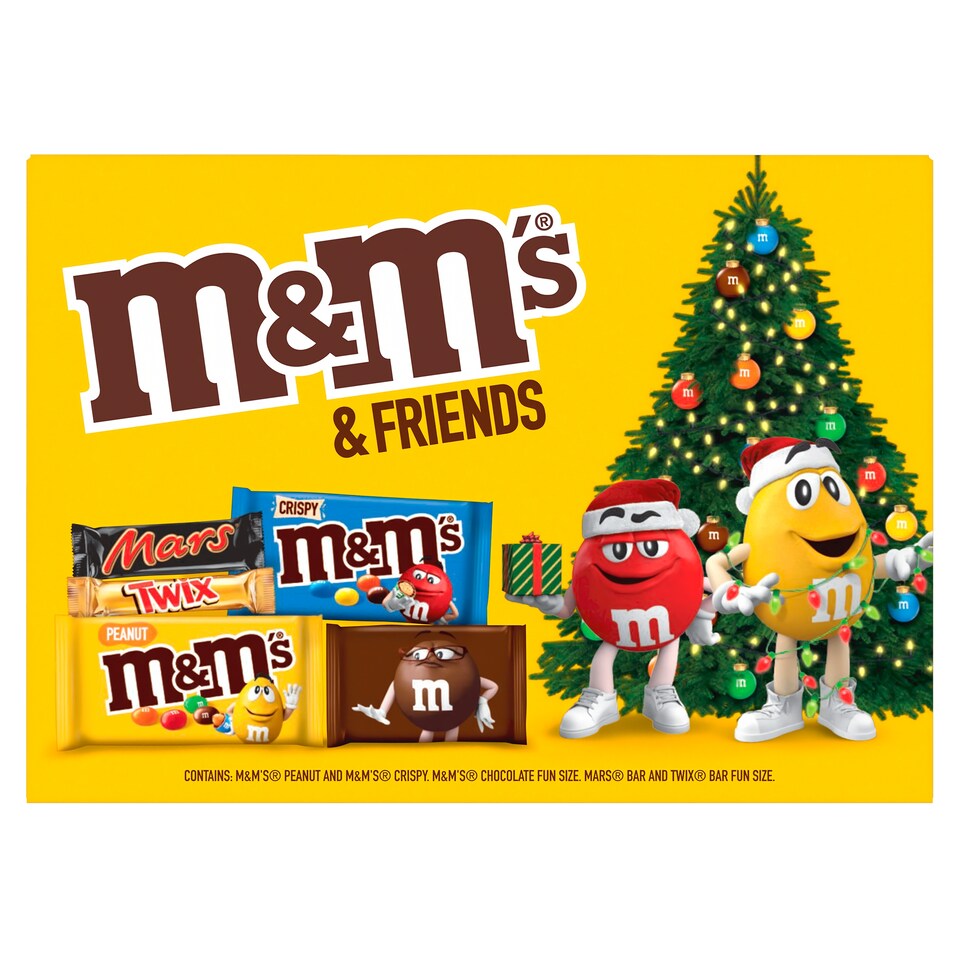 M&M's And Friends Christmas Selection Box 139G