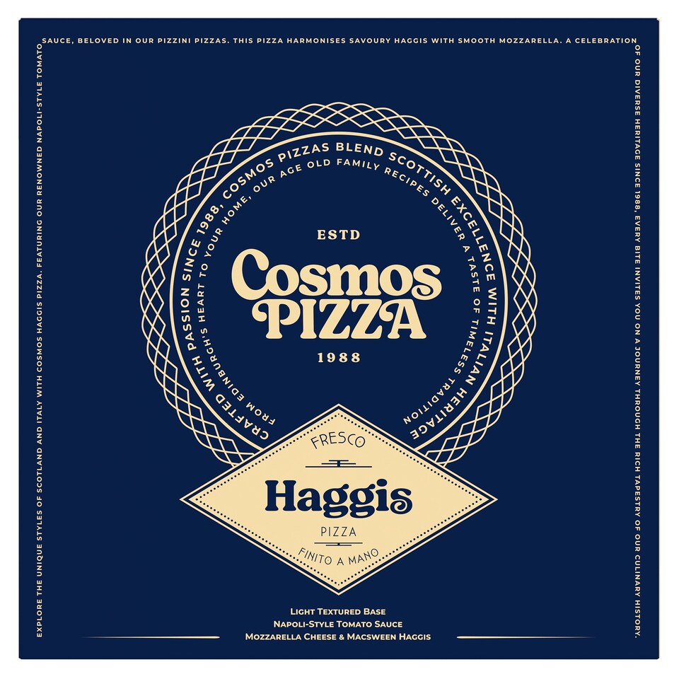 Cosmo Scottish Haggis Pizza 450G