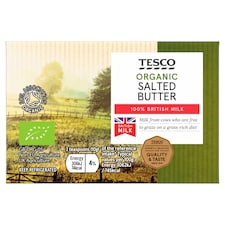 Tesco Organic Salted Butter 250G