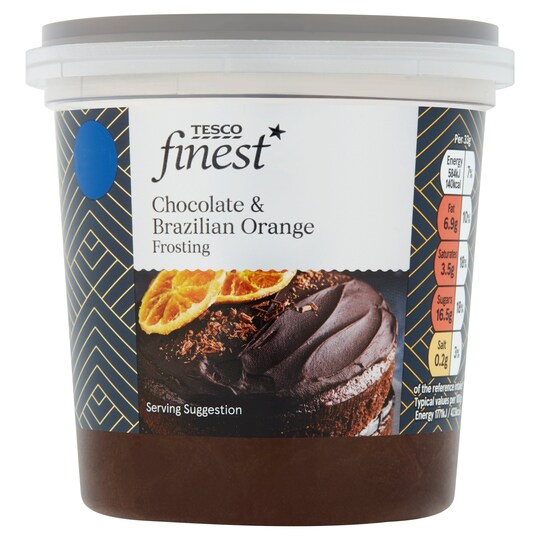 Tesco Finest Chocolate & Brazilian Orange Frosting 400G Tesco Groceries