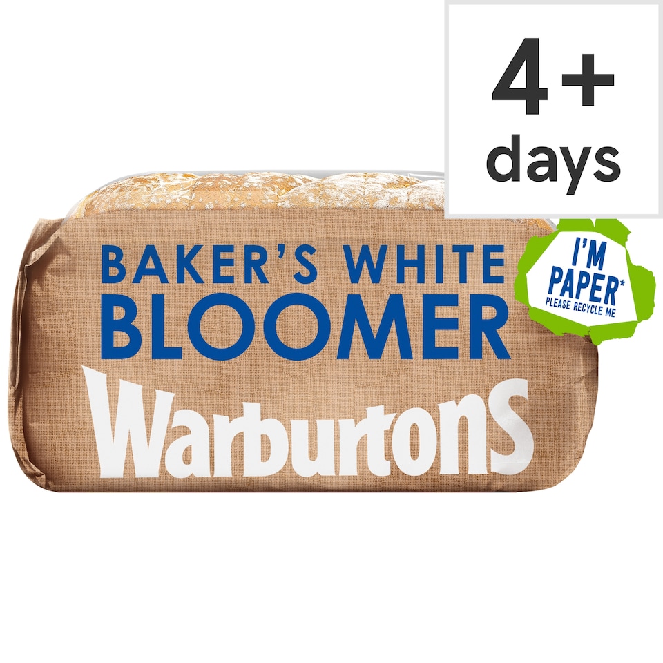 image 1 of Warburtons Baker's Bloomer White Bread 800g