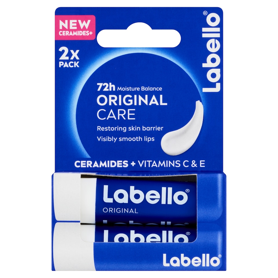 Obrázek 1 pro produkt Labello Original Care Pečující balzám na rty 2 x 4,8g