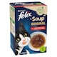 image 1 of Felix Soup Soups for Cats Beef, Chicken, Lamb 6 x 48g