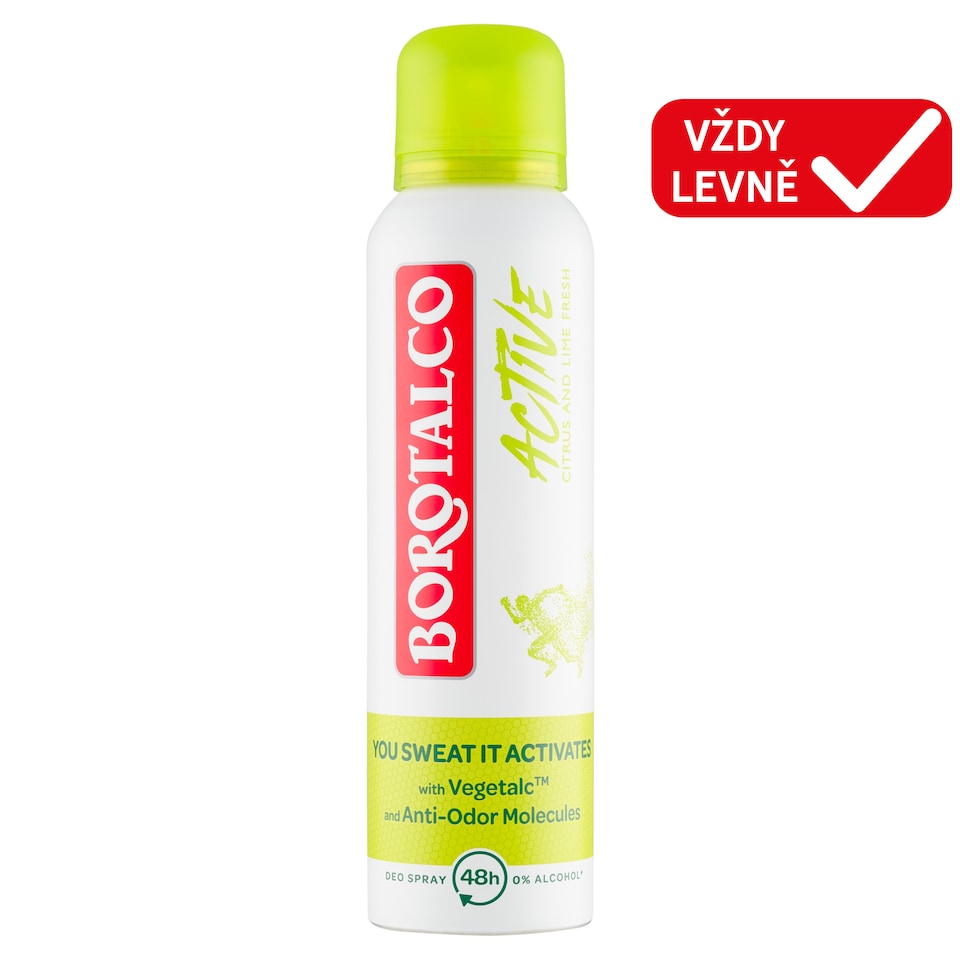 Obrázek 1 pro produkt Borotalco Active Citrus and Lime Fresh antitranspirant sprej 150ml
