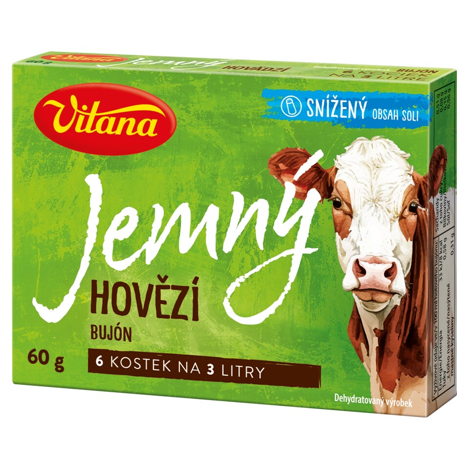 Vitana Jemný hovädzí bujón 6 x 10 g (60 g)