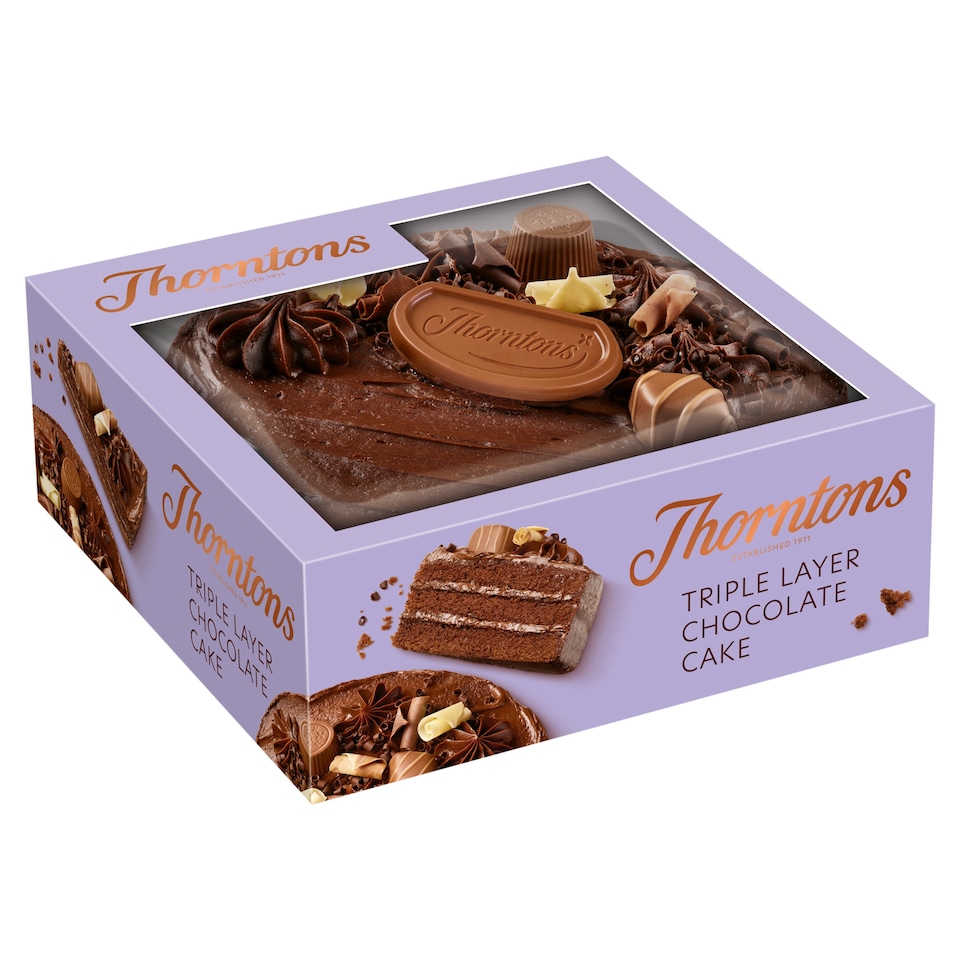 Thorntons Celebration Triple Layer Chocolate Cake
