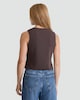image 5 of F&F Sleeveless Two Button Waistcoat in Brown