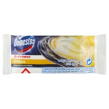 Domestos 3in1 Power Citrus Solid Toilet Block Refill 35 g