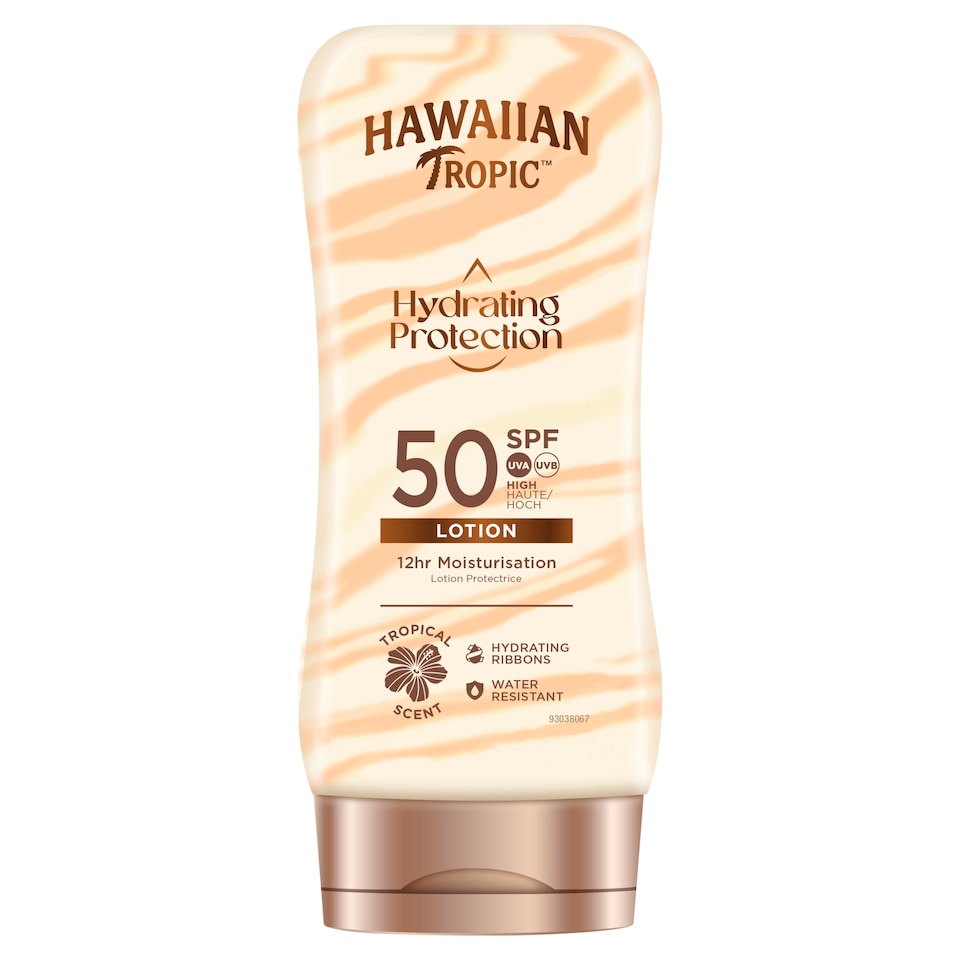 image 1 of Hawaiian Tropic Hydrating Protection Lotion SPF50 180ml