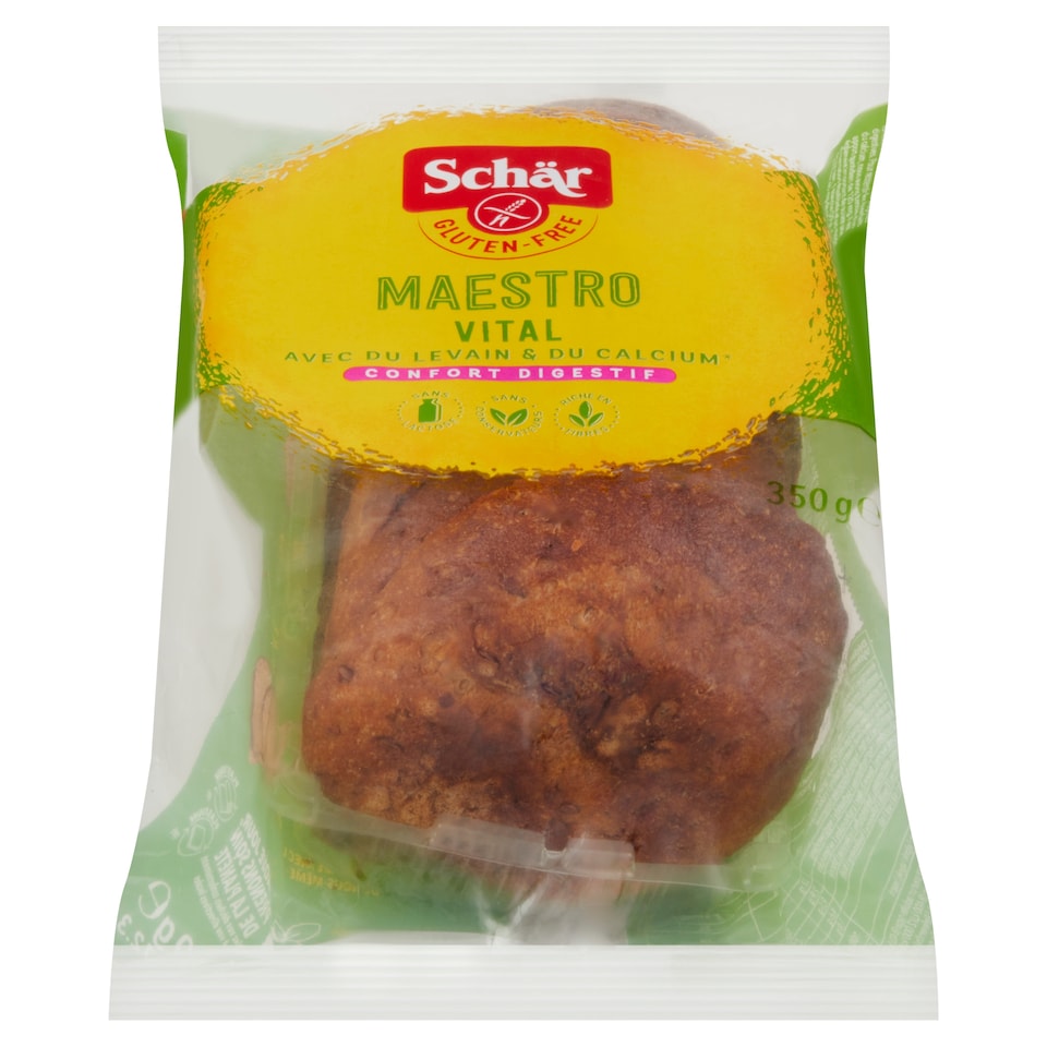 obrázok 1 z Schär Maestro Vital Chlieb bezgluténový viaczrnný obohatený vápnikom krájaný 350 g
