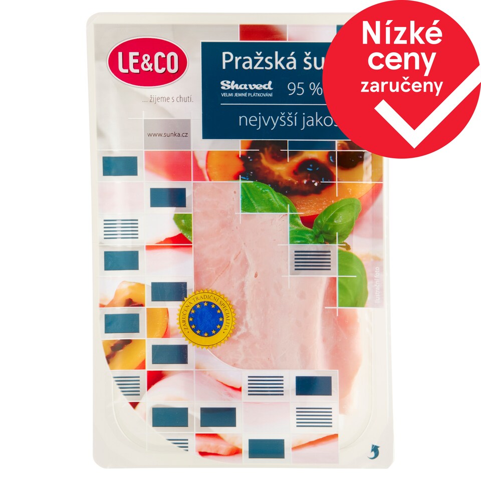 Le & Co Shaved Prague Ham of the Highest Quality 100g
