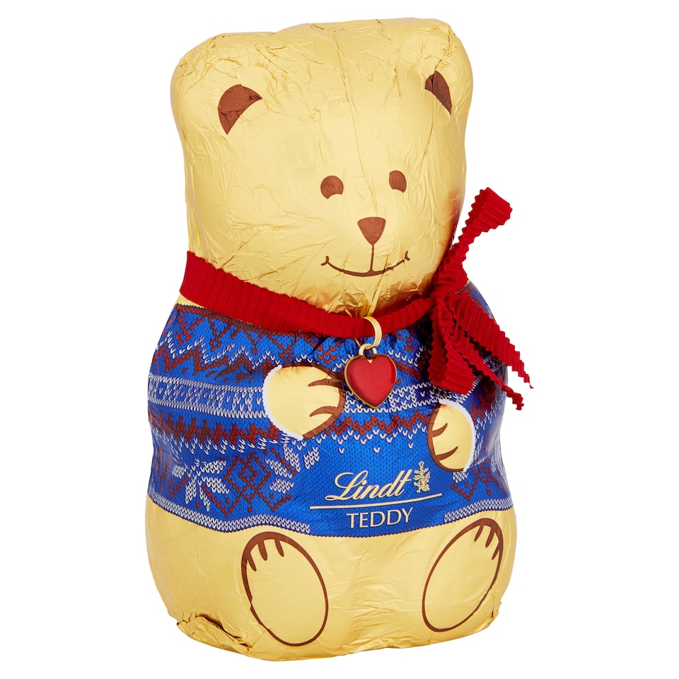 image 1 of Lindt Teddy With Christmas Jumper Milk Chocolate 200G