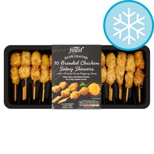 Tesco F* 10 Breaded Chicken Satay Skewers 210G