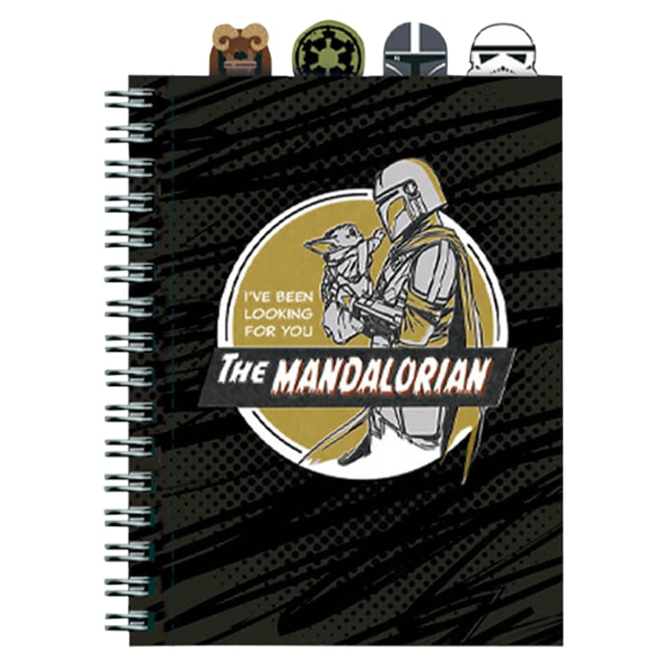 image 1 of Disney Star Wars The Mandalorian A5 Spiral Notebook 100 Sheets