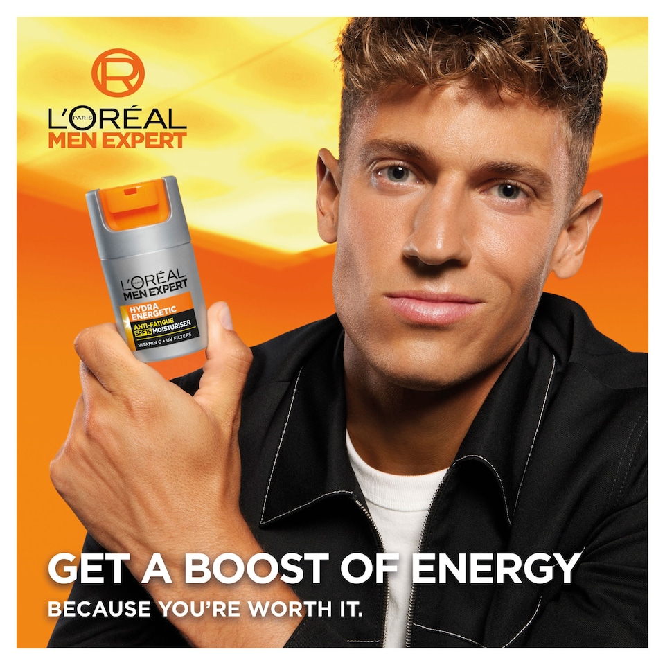 image 1 of L'Oreal Men Expert Hydrating Energetic Moisturiser SPF15 50Ml