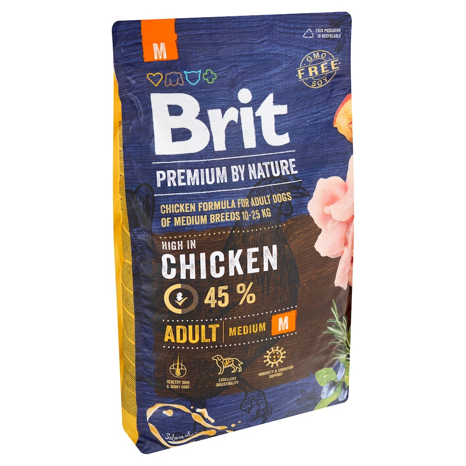 image 1 of Brit Premium by Nature Adult M Complete Dog Food 8 kg