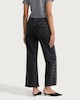 image 3 of OH ME OH MY Studded Wide Leg Jeans in Black