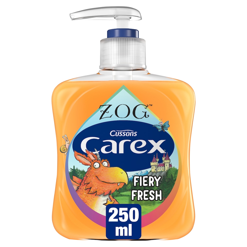 CAREX ZOG FIERY FRESH ANTIBACTERIAL HANDWASH 250ML