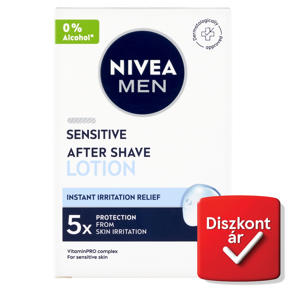 NIVEA MEN Sensitive after shave lotion 100 ml  1. kép