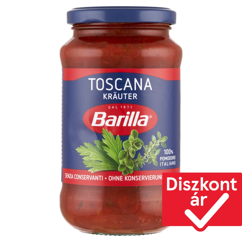 Barilla Toscana paradicsomszósz fűszernövényekkel 400 g