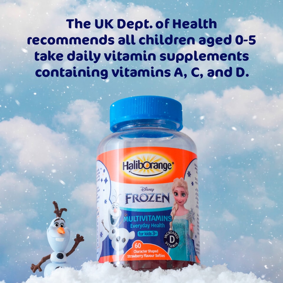 image 1 of Haliborange Disney Frozen Multivitamins 3 Years + x60