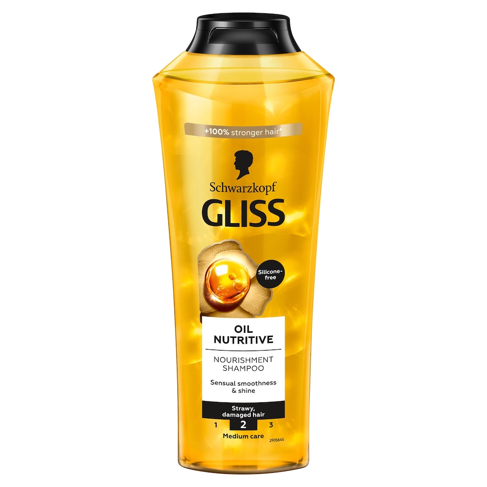 obrázok 1 z Schwarzkopf Gliss Oil Nutritive Vyživujúci šampón 400 ml