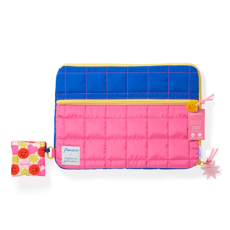image 1 of Paperchase x Mélanie Johnsson Valentines Laptop Sleeve & Airpod Case