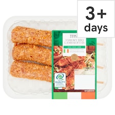 Tesco 3 Smoky Bbq Lamb Koftas 225G