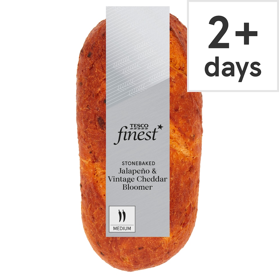 image 1 of Tesco Finest Jalapeno & Vintage Cheddar Bloomer 400G