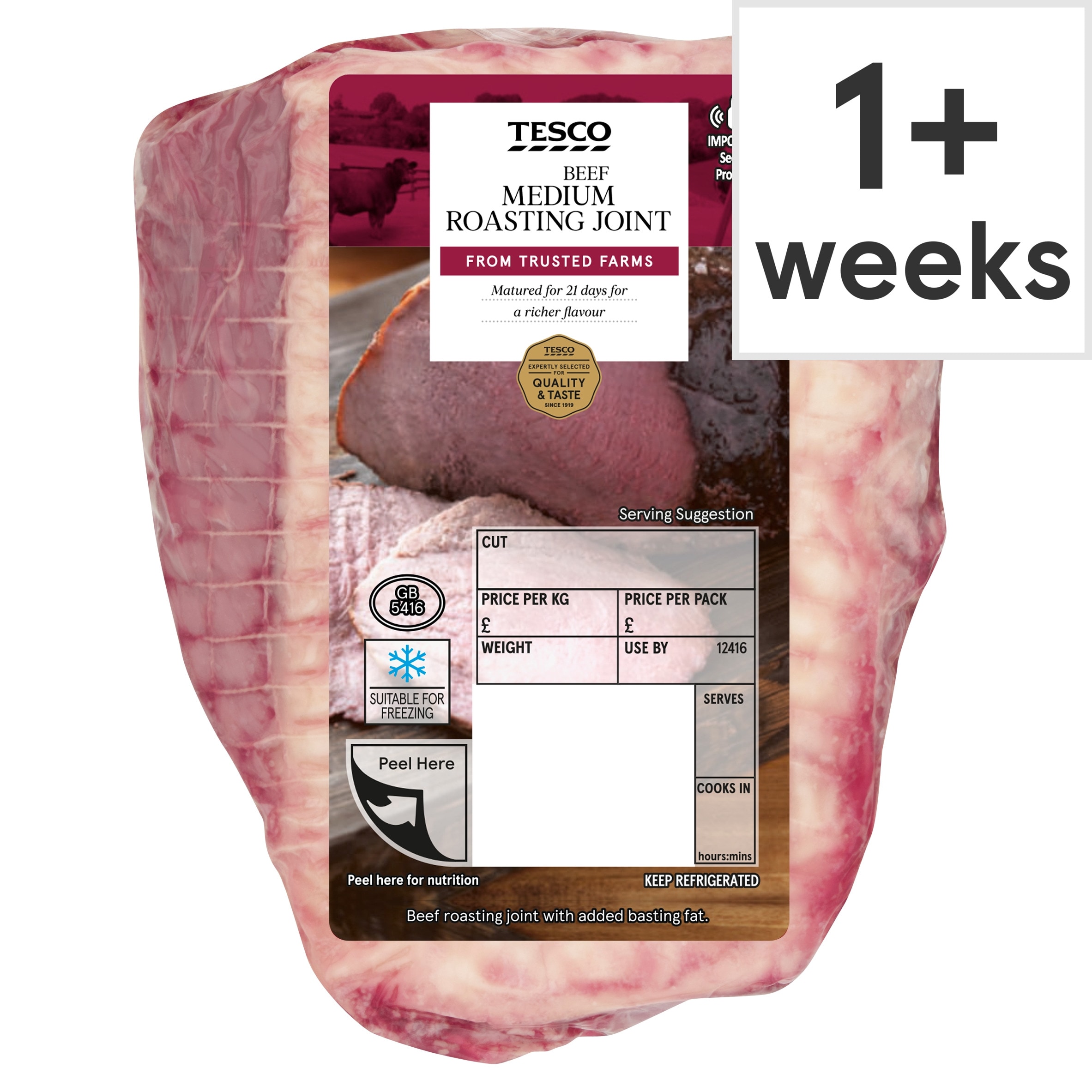Tesco British Beef Medium Roasting Joint