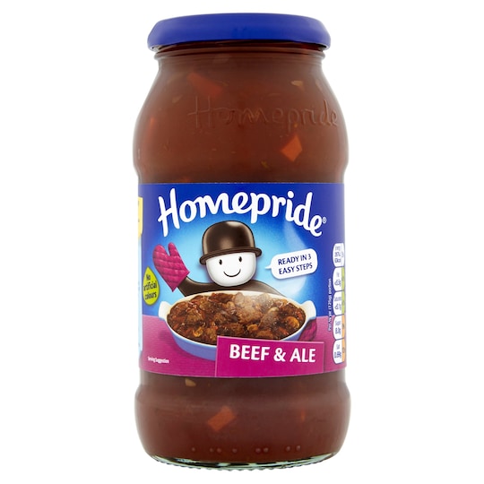 HOMEPRIDE JAR BEEF & ALE SAUCE 500G Tesco Groceries