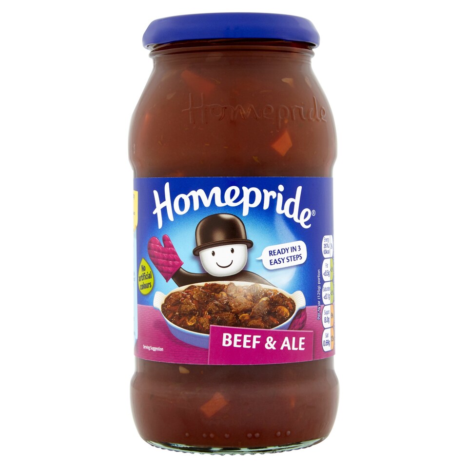 HOMEPRIDE JAR BEEF & ALE SAUCE 500G Tesco Groceries