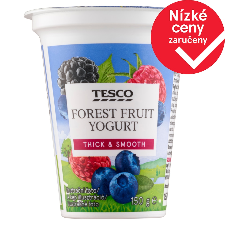 Tesco Jogurt s lesním ovocem 150g