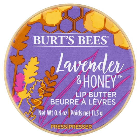Burt's Bees Lavender And Honey Lip Butter 11.3G Tesco Groceries