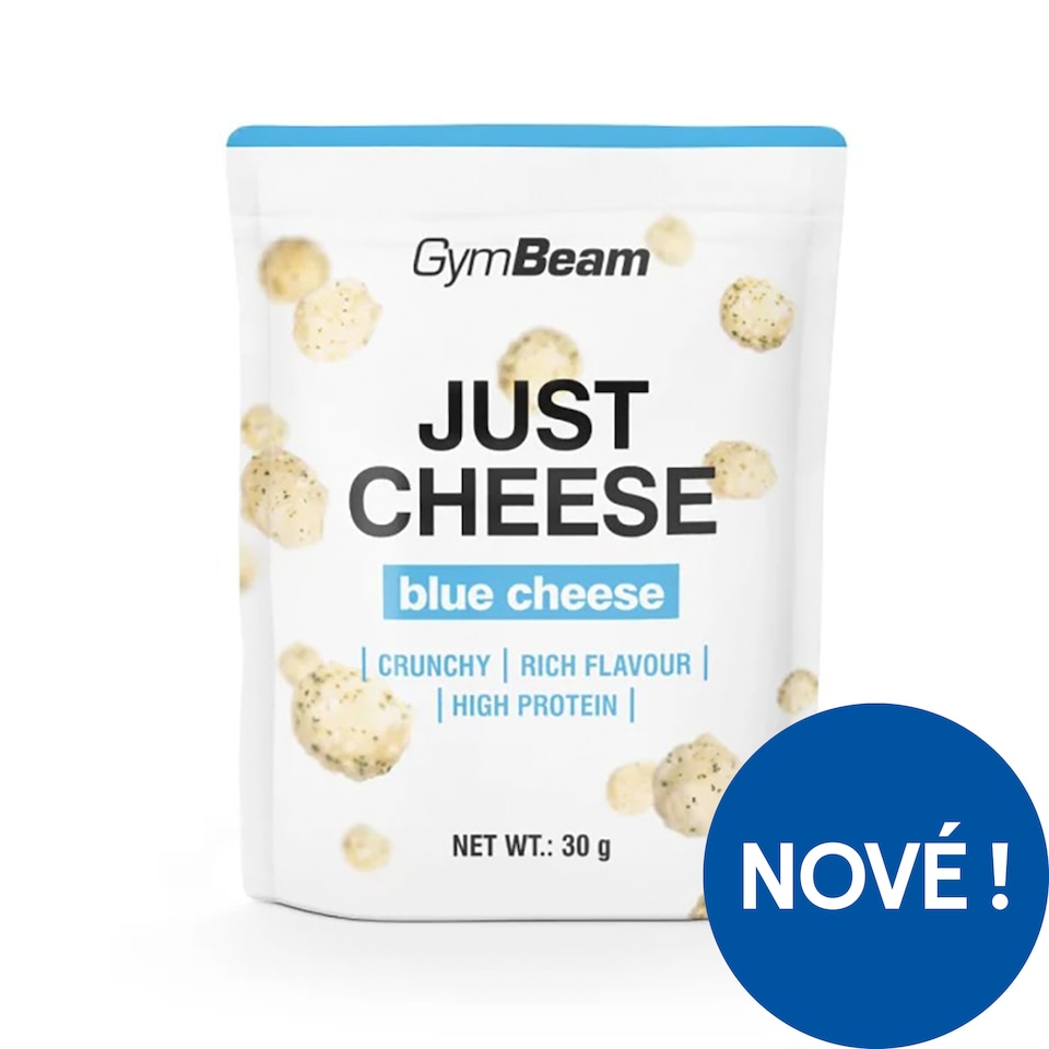 GymBeam Just Cheese sýrový snack příchuť modrý sýr 30g
