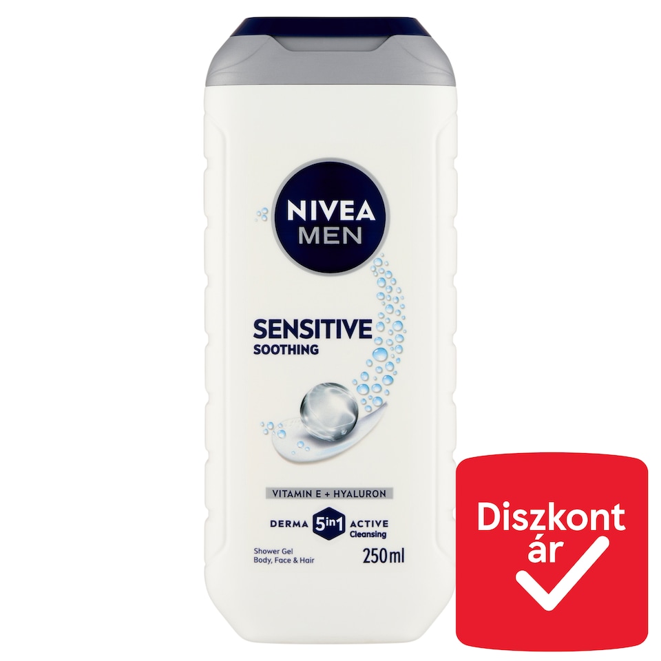 image 1 of NIVEA MEN Sensitive Body, Face & Hair Shower Gel 250 ml