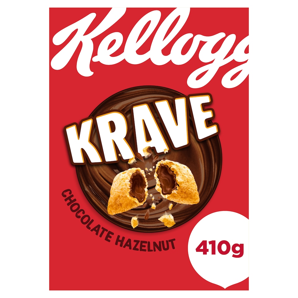 image 1 of Kellogg's Krave Chocolate Hazlenut Flavour Cereal 410g