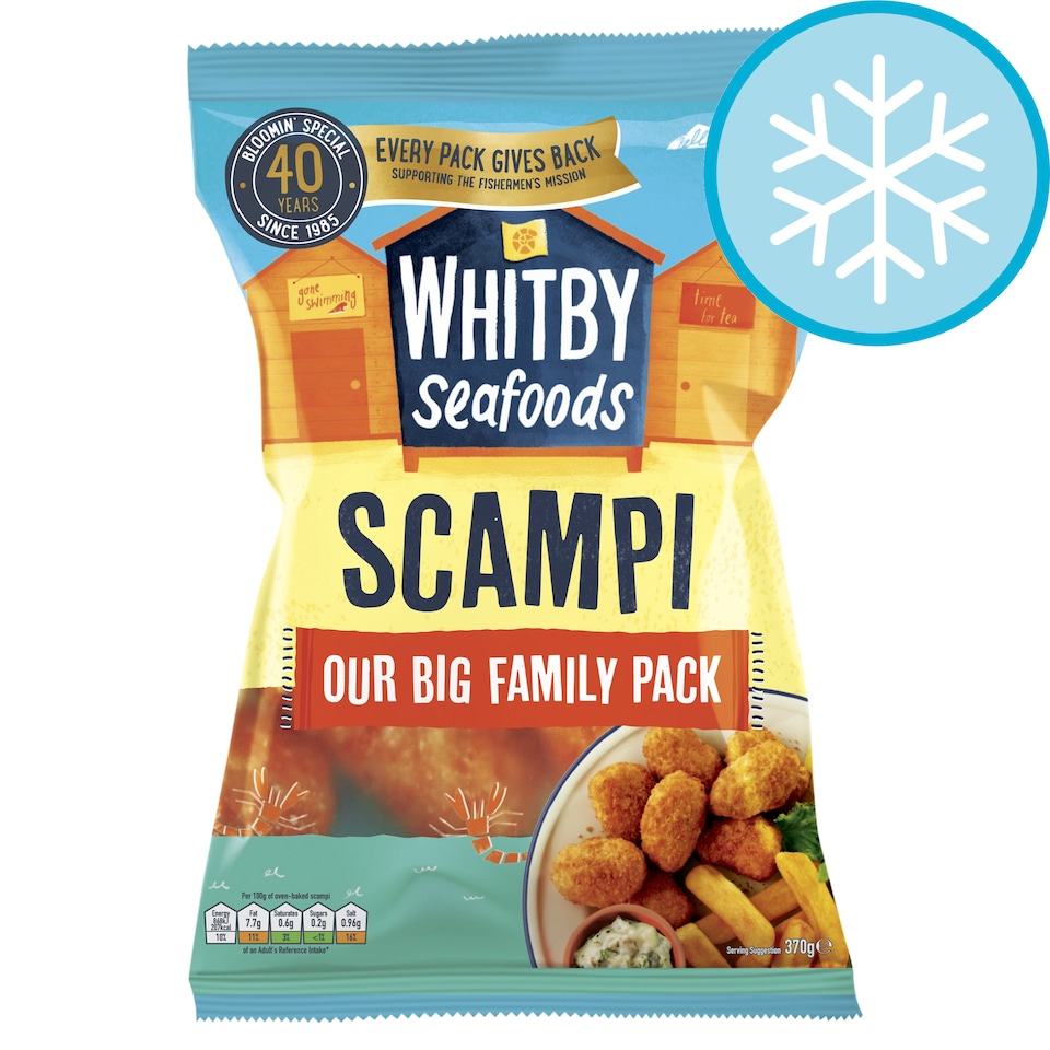 Whitby Seafoods Scampi 370G