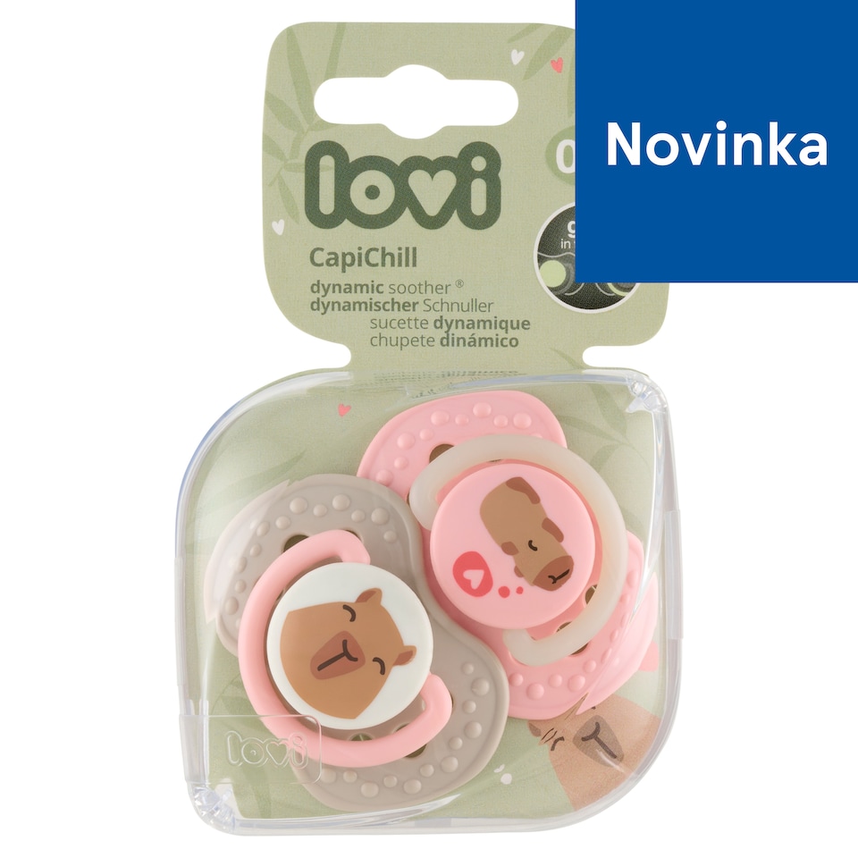 Lovi CapiChill Dynamic Silicone Soother 0-6m 2 pcs