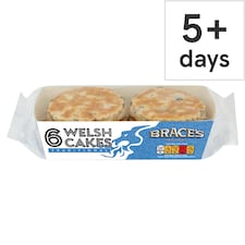 Brace's Family Bread Traditional Fruit Welsh Cakes 6 Pack