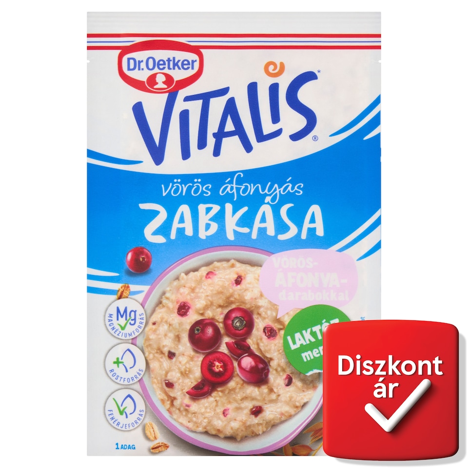 Dr. Oetker Vitalis Cranberry Porridge Base Powder 50 g