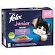 image 2 of Felix Fantastic Junior Pouches for Kittens Beef, Chicken, Sardines, Salmon in Jelly 12 x 85g
